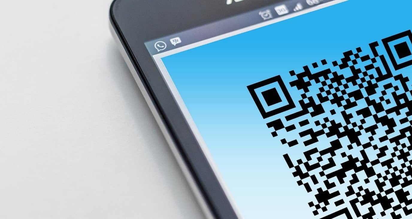 QR-Code auf Mobilgeräten